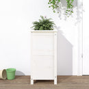 plantekasse 40x40x78 cm massivt fyrretræ hvid