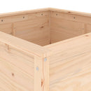plantekasse 82,5x82,5x78 cm massivt fyrretræ