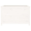 højbed 119,5x82,5x78 cm massivt fyrretræ hvid