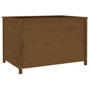 højbed 119,5x82,5x78 cm massivt fyrretræ gyldenbrun