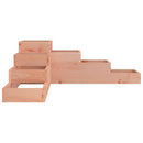 haveplantekasse 4-lags 106x104,5x36 cm massivt træ Douglas