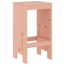 barstole 2 stk. 40x36x75 cm massivt douglasgran