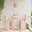 barstole 2 stk. 40x42x120 cm massivt fyrretræ