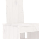 barstole 2 stk. 40x42x120 cm massivt fyrretræ hvid