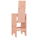 barstole 2 stk. 40x42x120 cm massivt douglasgran