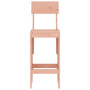 barstole 2 stk. 40x48,5x115,5 cm massivt douglasgran