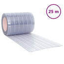 bændelgardin 300 mm x 2,6 mm 25 m PVC transparent