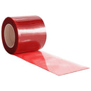 bændelgardin 200 mm x 1,6 mm 25 m PVC rød