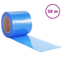 bændelgardin 200 mm x 1,6 mm 50 m PVC blå