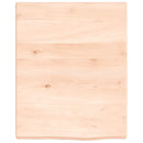væghylde 40x50x(2-4) cm ubehandlet massivt egetræ