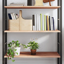 væghylde 80x40x2 cm ubehandlet massivt egetræ