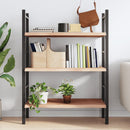 væghylde 80x50x(2-4) cm ubehandlet massivt egetræ