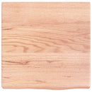 væghylde 40x40x(2-4) cm behandlet massivt egetræ lysebrun