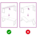 væghylde 120x40x(2-4) cm behandlet massivt egetræ lysebrun
