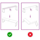 væghylde 160x30x(2-4) cm behandlet massivt egetræ lysebrun