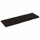 bordplade 120x40x(2-4) cm naturlig kant behandlet træ mørkebrun