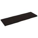 bordplade 180x60x(2-6) cm naturlig kant behandlet træ mørkebrun