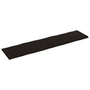 bordplade 200x50x(2-4) cm naturlig kant behandlet træ mørkebrun