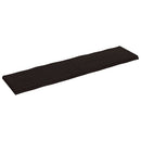 bordplade 200x50x(2-6) cm naturlig kant behandlet træ mørkebrun