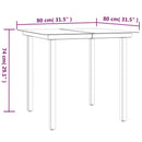 spisebordssæt til haven 5 dele m. hynder polyrattan sort og grå