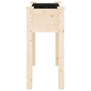 plantekasse med foring 71x37x76 cm massivt fyrretræ
