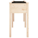 plantekasse med foring 161x45x76 cm massivt fyrretræ