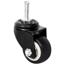 hjul til plantekasse 4 stk. 8x3,5x8 cm jern sort