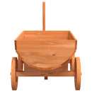 dekorativ vogn 70x43x54 cm massivt fyrretræ
