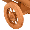 dekorativ vogn 70x43x54 cm massivt fyrretræ