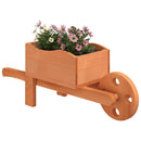 plantekasser 2 stk. trillebørsdesign 47x15x19 cm massivt fyr