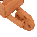 plantekasser 2 stk. trillebørsdesign 47x15x19 cm massivt fyr