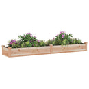 plantekasse med foring 240x45x25 cm massivt fyrretræ