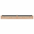 plantekasse med foring 240x60x25 cm massivt fyrretræ