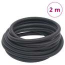hybrid luftslange 0,6" 2 m gummi og PVC sort