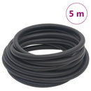 hybrid luftslange 0,6" 5 m gummi og PVC sort
