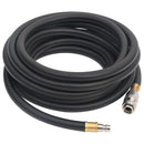 hybrid luftslange 0,6" 5 m gummi og PVC sort