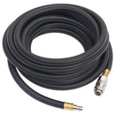hybrid luftslange 0,6" 5 m gummi og PVC sort