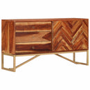 Sideboard HonningBrun 160 x 30 x 80 cm Massivt Akacietræ