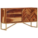 Sideboard HonningBrun 160 x 30 x 80 cm Massivt Akacietræ