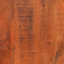 sofabord Ø 52x30 cm massivt ru mangotræ