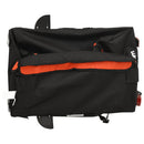 cykelanhænger 30 kg jern sort og orange