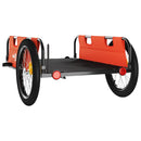 cykeltrailer til kæledyr oxfordstof og jern orange