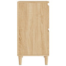 skænke 2 stk. 60x35x70 cm konstrueret træ sonoma-eg