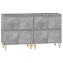 skænke 2 stk. 60x35x70 cm konstrueret træ betongrå