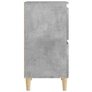 skænke 2 stk. 60x35x70 cm konstrueret træ betongrå