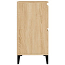 skænke 2 stk. 60x35x70 cm konstrueret træ sonoma-eg