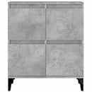 skænke 2 stk. 60x35x70 cm konstrueret træ betongrå