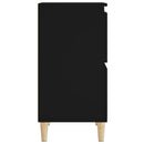 skænke 3 stk. 60x35x70 cm konstrueret træ sort