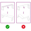bordplade til badeværelse 140x40x(2-4) cm massivt træ lysebrun