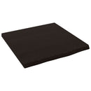 bordplade til badeværelse 40x40x(2-4) cm massivt træ mørkebrun